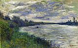 Claude Monet The Seine near Vetheuil Stormy Weather painting
